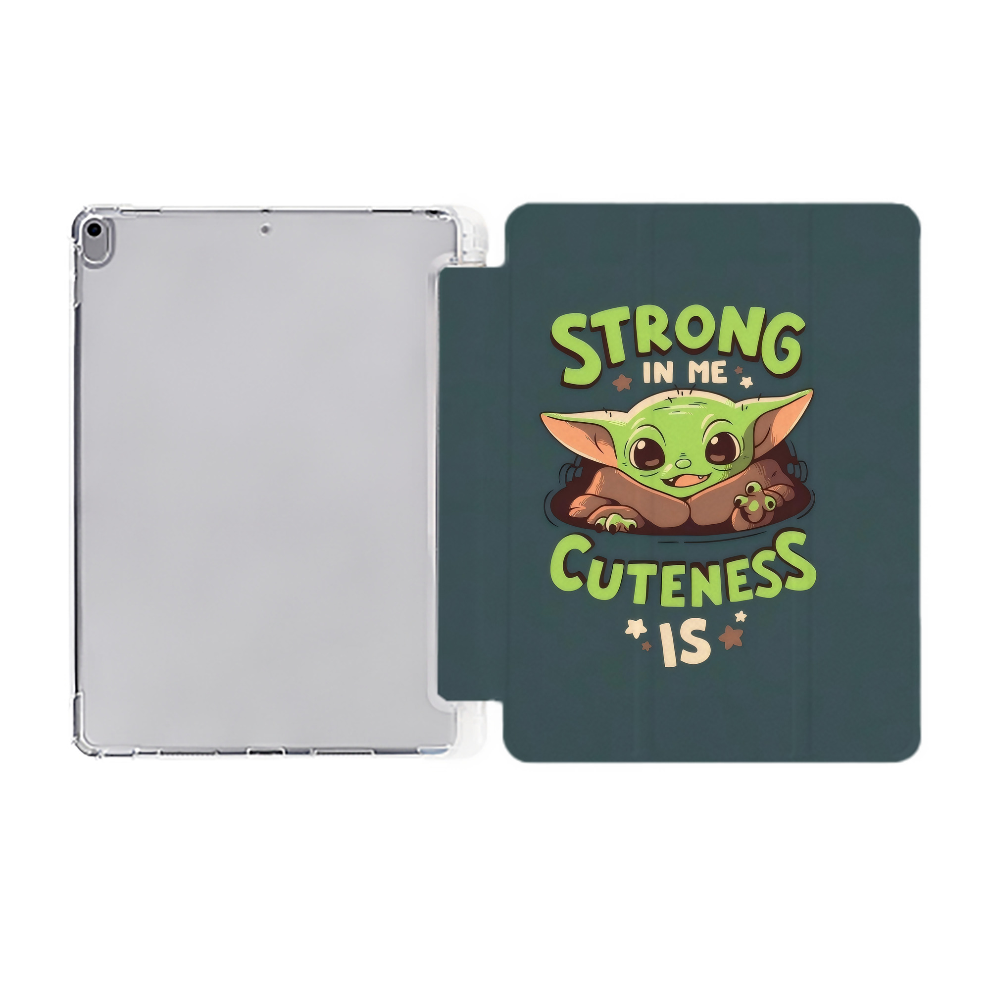 （画像用） スター・ウォーズ Star Wars IPad ケース ペン収納付き 三つ折りスタンド PUレザー×シリコン 対応機種9.5/10.5/10.9インチ